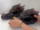 2 Pieces 10.5in Large Colorful Fluorite Dragon Head Carving