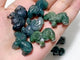 Moss Agate Goat Sheep Carving Wholesale