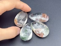 4 Pieces Butterfly Garden Quartz Inner Scene Carving