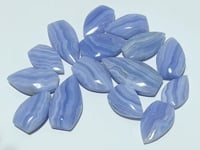 19 Pieces Blue Lace Agate Arrow Head Shape