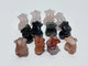 Curvy Crystal Goddess Carving Wholesale Fire Quartz Moss Agate Rose Quartz