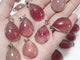Strawberry Quartz Teardrop Shape Pendant Wholesale