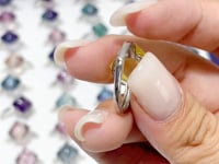Fluorite Square Ring Wholesale