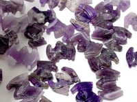 Halloween Mini Chevron Amethyst Bat Carving Wholesale