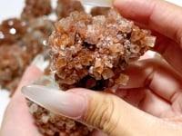 22 Pieces Raw Aragonite Stone Specimen White mixed Red