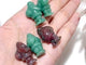 Mini Santa Claus Carving Wholesale Green Aventurine Ocean Jasper