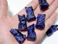 Blue Sodalite Cat Carving Wholesale