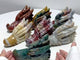 7 Pieces Unique Colorful Ocean Jasper Dragon Head Carving