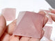 4.5cm(1.7in) Rose Quartz Pyramid Carving Wholesale
