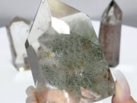 5 Pieces Beautiful Garden Quartz Tower Points 8-12.7cm