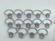 14 Pieces S925 Lavender Quartz Cut Faceted Ring Style #3