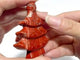 Red Jasper Christmas Tree Carving Wholesale