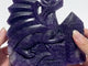 Deep Purple Lepidolite Flying Dragon Carving
