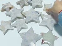 11 Pieces Large Beautiful Geode Agate Star