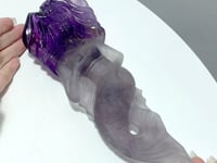 High Quality Amethyst Mermaid Carving