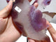 2 Pairs Dyed Geode Agate Butterfly Carving With Stand
