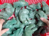 Green Aventurine Dinosaur Head Carving Wholesale
