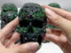9 Pieces Ruby Zoisite Skull Carving