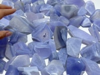 70 Pieces Polished Blue Chalcedony Free Form