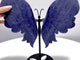 Blue Aventurine Butterfly Wing Carving With Stand