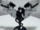 India Moonstone Angel And Demons Wing Carving With Stand