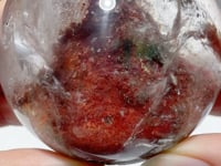 Red Phantom Quartz Garden Quartz Sphere