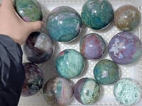 13 Pieces Beautiful Ocean Jasper Spheres
