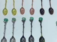 Green Aventurine Mini Heart Coffee Spoon Wholesale