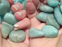 Polished Amazonite Gravel Small Tumbled Mixed Size Wholesale