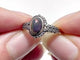 #A3 Silver Ring Wholesale White Opal Blue Moonstone Ring