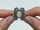 #E2 Silver Rings Wholesale Sunstone Garnet Moonstone Labradorite Rose Quartz