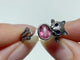 #F2 Silver Rings Cat Shape Wholesale Opal Peridot Garnet Topaz Amethyst Tourmaline Moonstone
