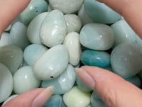 0.7-1.1in Caribbean Calcite Tumbled Wholesale