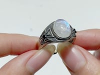 #G5 Silver Rings Wholesale Moonstone Amethyst Labradorite