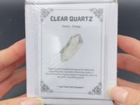 Raw Mini Brazil Clear Quartz Points Gift Box Wholesale Shrink Wrap Packaging