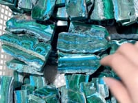 Chrysocolla Mixed Malachite Raw Side Point Tower Wholesale