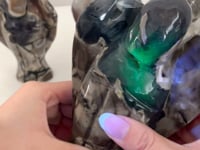 5 Pieces Large Volcano Agate Angel(UV-Reactive)