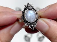 Sri Lanka Blue Moonstone Ring Crystal Wholesale