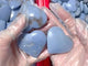 2 Size Beautiful Angelite Heart Wholesale