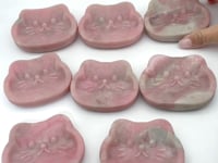 Cute Pink Opal Cat Bowl Wholesale