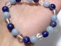 Clear Quartz Angelite Sodalite Bracelet Wholesale (Etsy Best-Selling Item)