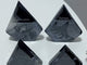 4 Pieces Black Stripe Agate Engraved Olympian Gods Arrow Head Shape