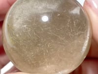 1.7in (4.5cm) Beautiful Gold Rutile Crystal Sphere