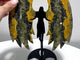 Bumble Bee Stone Jasper Angel Wing Carving With Stand