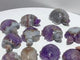 11 Pieces Amethyst Mixed Agate Turtle Carving