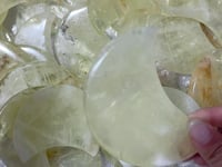 Light Yellow Citrine Moon Shape Wholesale