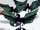 3 Pairs Ruby Zoisite Pegasus Wing Carving With Stand