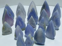 20 Pieces Beautiful Blue Chalcedony Arrow Head Shape