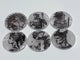 Clear Quartz Engraved Olympian Gods Round Slices DIY Accessories Wholesale