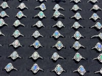 Natural Opal Flower Ring Wholesale